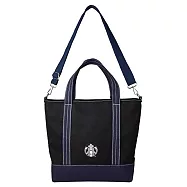 [星巴克]拼色女神帆布提背袋