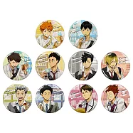 【日本正版授權】全套10款 排球少年 金屬徽章 回家順路系列 日本製 別針/胸章 日向翔陽/影山飛雄/岩泉一/黑尾鐵朗/孤爪研磨