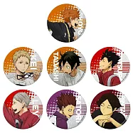 【日本正版授權】全套7款 排球少年 亮粉金屬徽章 中間手系列 日本製 別針/胸章 攔中手/快攻手 日向翔陽/月島螢/山口忠