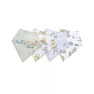 美國 Copper Pearl 時尚三角兜4件組(迪士尼系列)- 維尼森林