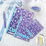 【獨家套組】KOKUYO Campus加藤木蝴蝶結筆記本套組- 藍綠