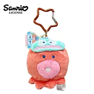 【日本正版授權】小百合 玩偶吊飾 娃娃/絨毛玩偶 章魚小百合/人魚漢頓/HANGYODON