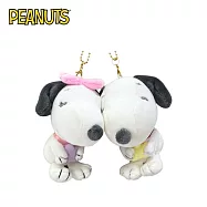 【日本正版授權】史努比 玩偶吊飾組 娃娃 玩偶 查理布朗/奧拉夫/糊塗塔克 Snoopy/PEANUTS - C款