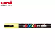 UNI POSCA 壓克力水性筆 細字丸芯 柔和黃