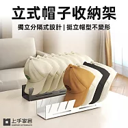 【上手家居】立式帽子收納架(帽架/帽子架/置帽架/帽子展示架/鴨舌帽收納) 黑色