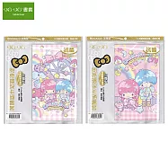 (2款1包)哈哈 閃亮環保卡通書套 加寬型(新課綱課本適用) 雙子星