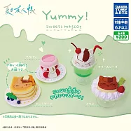 【日本正版授權】全套4款 夏目友人帳 甜點公仔 扭蛋/轉蛋 貓咪老師/貓咪先生 084232