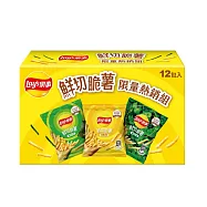 【Lay&rsquo;s 樂事】鮮切脆薯嘗鮮熱銷組216g/盒
