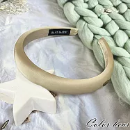 【卡樂熊】韓系優雅感厚海綿造型髮箍(兩色)- 香檳色