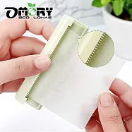【OMORY】便攜花香隨身長條皂紙- 綠色(綠茶香)