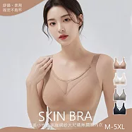 【KISSDIAMOND】小性感抹胸網紗大尺碼無鋼圈內衣(KDW-2219) M 咖色