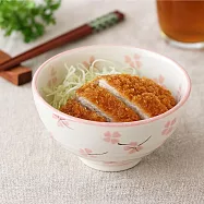 【日本野田】美濃燒|幸運草 陶瓷飯碗11cm ‧ 粉