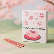 【日本香彩堂】Hanga四季線香90入 ‧ 櫻花 (佛手柑/麝香)