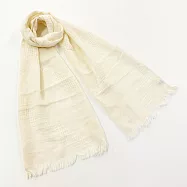 【日本ORIM今治毛巾】四季彩 輕柔純棉 今治薄圍巾 ‧ 銀杏