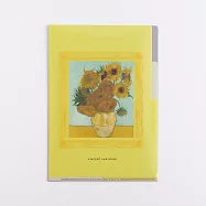 【日本Green Flash】DAILY MUSEUM 三層資料夾A5 ‧ 向日葵