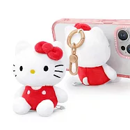 Hello Kitty 布偶吊飾手機支架 熱情紅