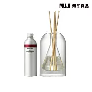【MUJI 無印良品】空間芬香油/ 三角玻璃組.野玫.200mL