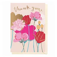 【LOUISE TILER】Thank You Floral 感謝卡#DD059