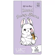 【日本UN TROIS CINQ】可站立式便利貼 ‧ 精心打扮兔兔/對話框款