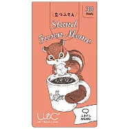 【日本UN TROIS CINQ】可站立式便利貼 ‧ 愛喝咖啡的花栗鼠/對話框款