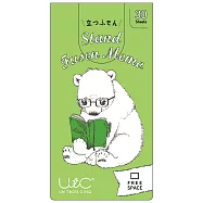 【日本UN TROIS CINQ】可站立式便利貼 ‧ 上班族北極熊/自由書寫款