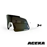 【ACEKA】白耀狂風運動太陽眼鏡 (TRENDY 休閒運動系列)