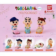 【日本正版授權】全套5款 蠟筆小新 嬰兒公仔 扭蛋/轉蛋 808869 野原新之助/風間徹/妮妮/正男/阿呆