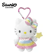 【日本正版授權】凱蒂貓 仙子系列 玩偶吊飾 吊飾 娃娃/絨毛玩偶 Hello Kitty - 彩虹款