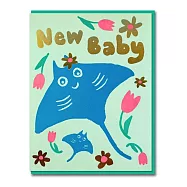 【Joyful】New Baby Manta Ray 寶寶卡