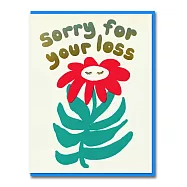 【Joyful】Sorry For Your Loss Flower 萬用卡