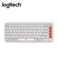 羅技 POP Icon Keys 無線鍵盤 時尚白