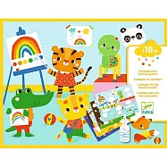 【Djeco智荷】黏貼藝術/我的這一天