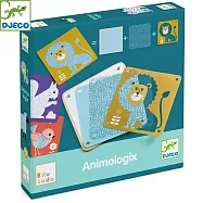 【Djeco智荷】幼兒遊戲/動物圖紋層層疊