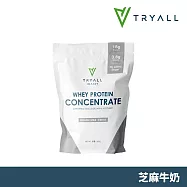 Tryall | 濃縮乳清蛋白500g 芝麻牛奶