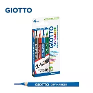 【義大利 GIOTTO】白板色鉛筆4色