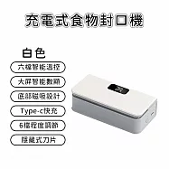 【好拾選物】充電式食物封口機-白