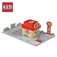 【日本正版授權】TOMICA 新城鎮 漢堡店 內不附小車 城鎮系列/場景玩具 多美小汽車
