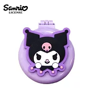 【正版授權】三麗鷗 造型氣墊鏡梳組 摺疊梳/氣墊梳/梳子/按摩氣墊梳 隨身鏡 - 酷洛米