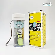 LUFstyle 防災應急瓶 10合1 防災瓶 避難 求生 緊急應變- 小藍熊