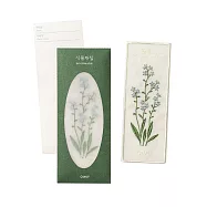 【韓國OIMU】植物採集刺繡書籤 ‧ 勿忘草