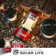 Coleman 充電式LED營燈800-紅/綠 CM-18783 18365.USB充電燈 復古鐵道燈 LED松果燈 氣氛帳篷燈 桌燈吊掛 紅-CM-18783