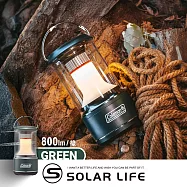 Coleman 充電式LED營燈800-紅/綠 CM-18783 18365.USB充電燈 復古鐵道燈 LED松果燈 氣氛帳篷燈 桌燈吊掛 綠-CM-18365