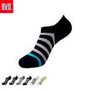 【BVD】撞色直角男踝襪(B654襪子/低口襪/短襪) 黑25-28CM