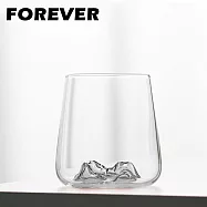 【日本FOREVER】日式酒杯/玻璃杯/秋名山杯/觀山玻璃杯/威士忌杯-4入組-410ML -透明