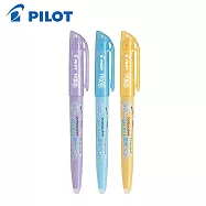 (3色1包)PILOT魔擦螢光筆 柔粉色 粉橘+粉藍+粉紫