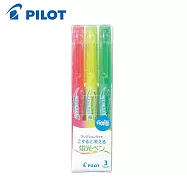 PILOT 魔擦螢光筆 一般色3色組