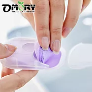 【OMORY】隨身迷你香皂紙- 紫色(薰衣草味)