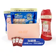 皂福 輕時代 天然抗菌洗衣片/洗衣膠囊 超值組 (毛氈籃顏色隨機)