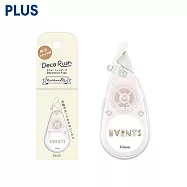 PLUS 限定手帳標語花邊帶 10mmx3M EVENTS