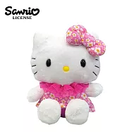 【日本正版授權】三麗鷗 夏季服裝系列 絨毛玩偶 24cm 娃娃/玩偶 - 凱蒂貓